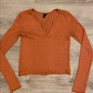 Out From Under Scarlett Notch Henley Top